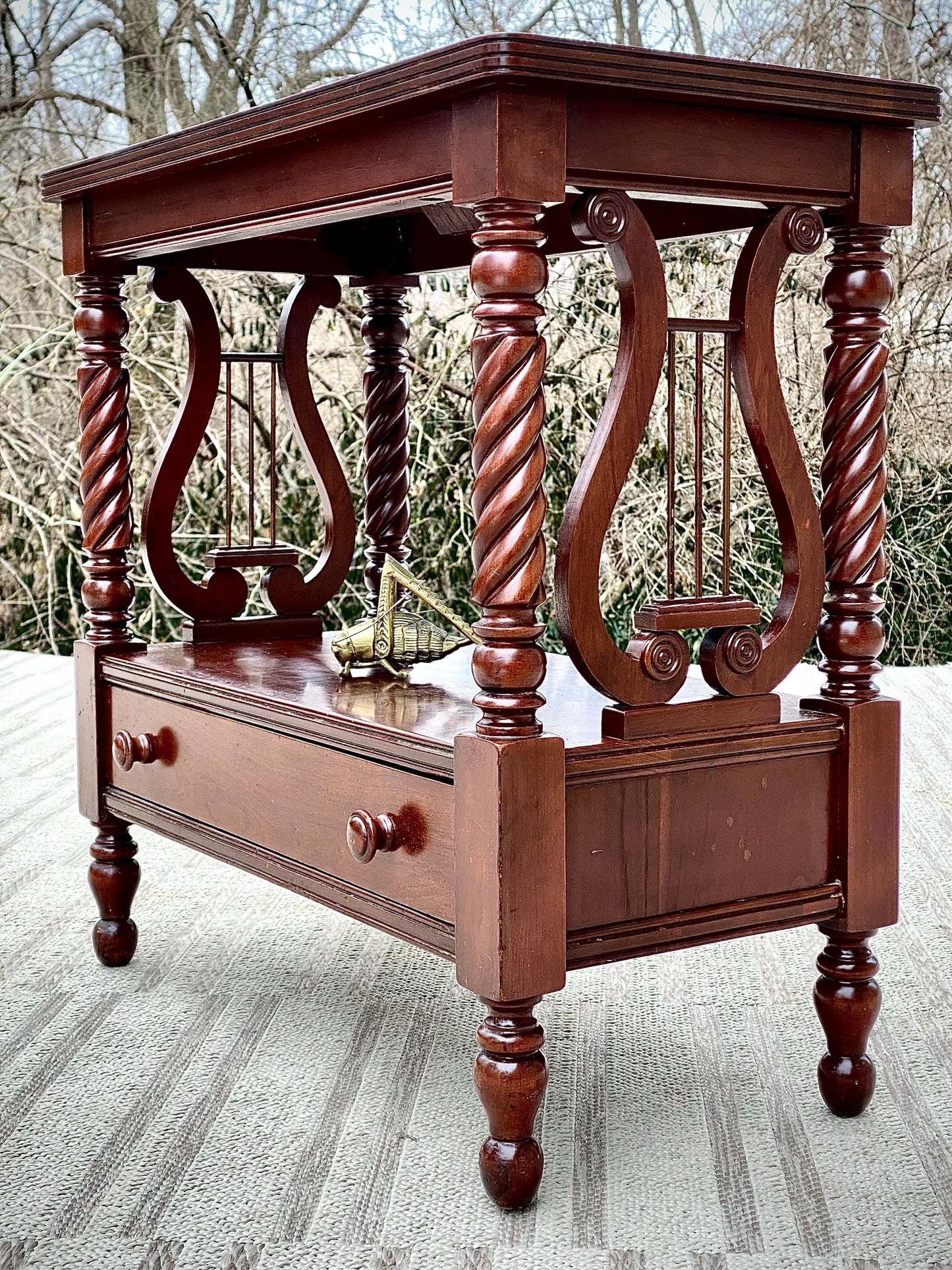 Vintage Wooden Side Table