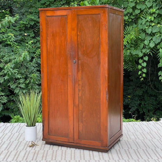 Vintage Wooden Storage Cabinet