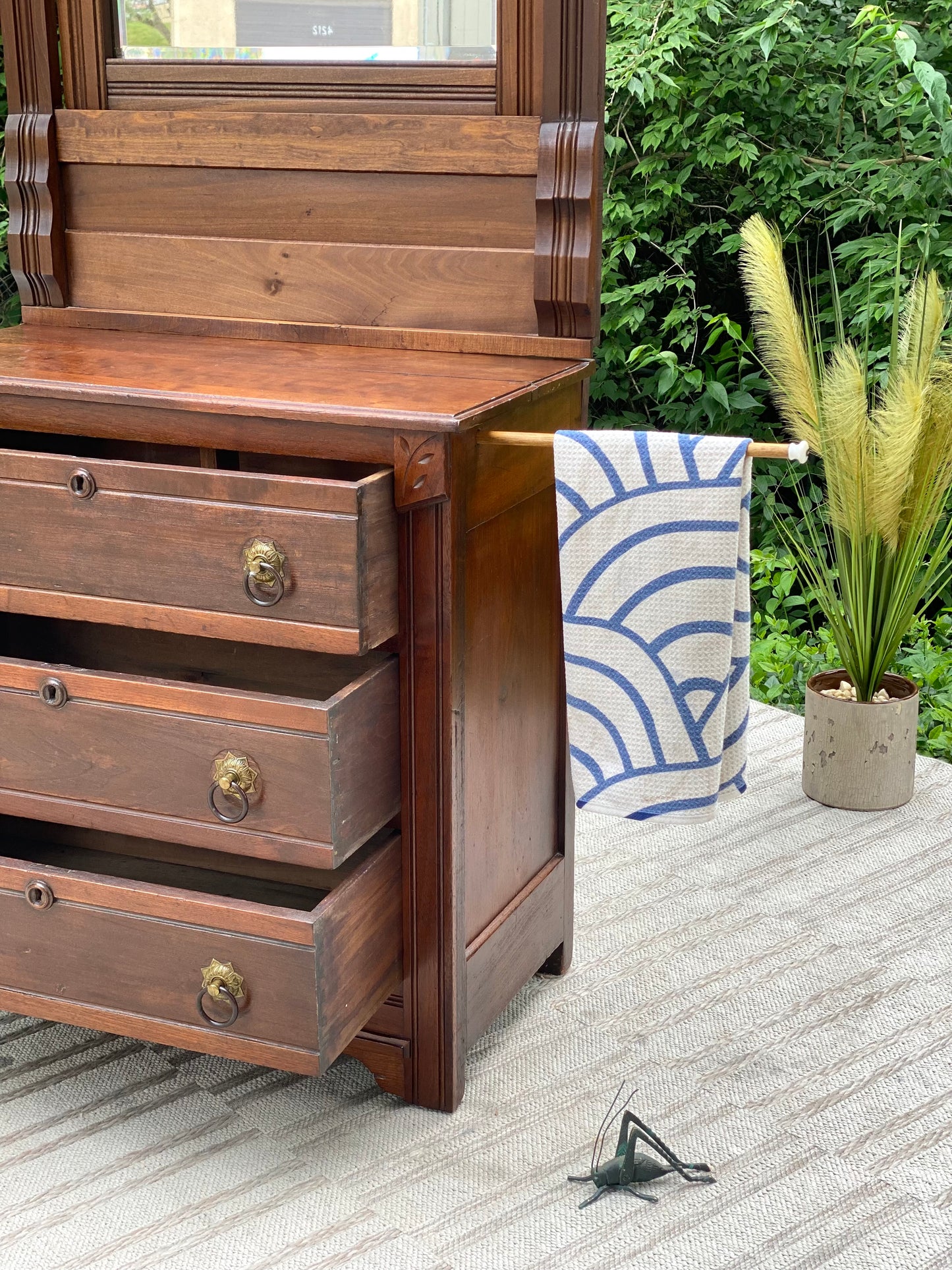 Vintage Eastlake Mirrored Dresser