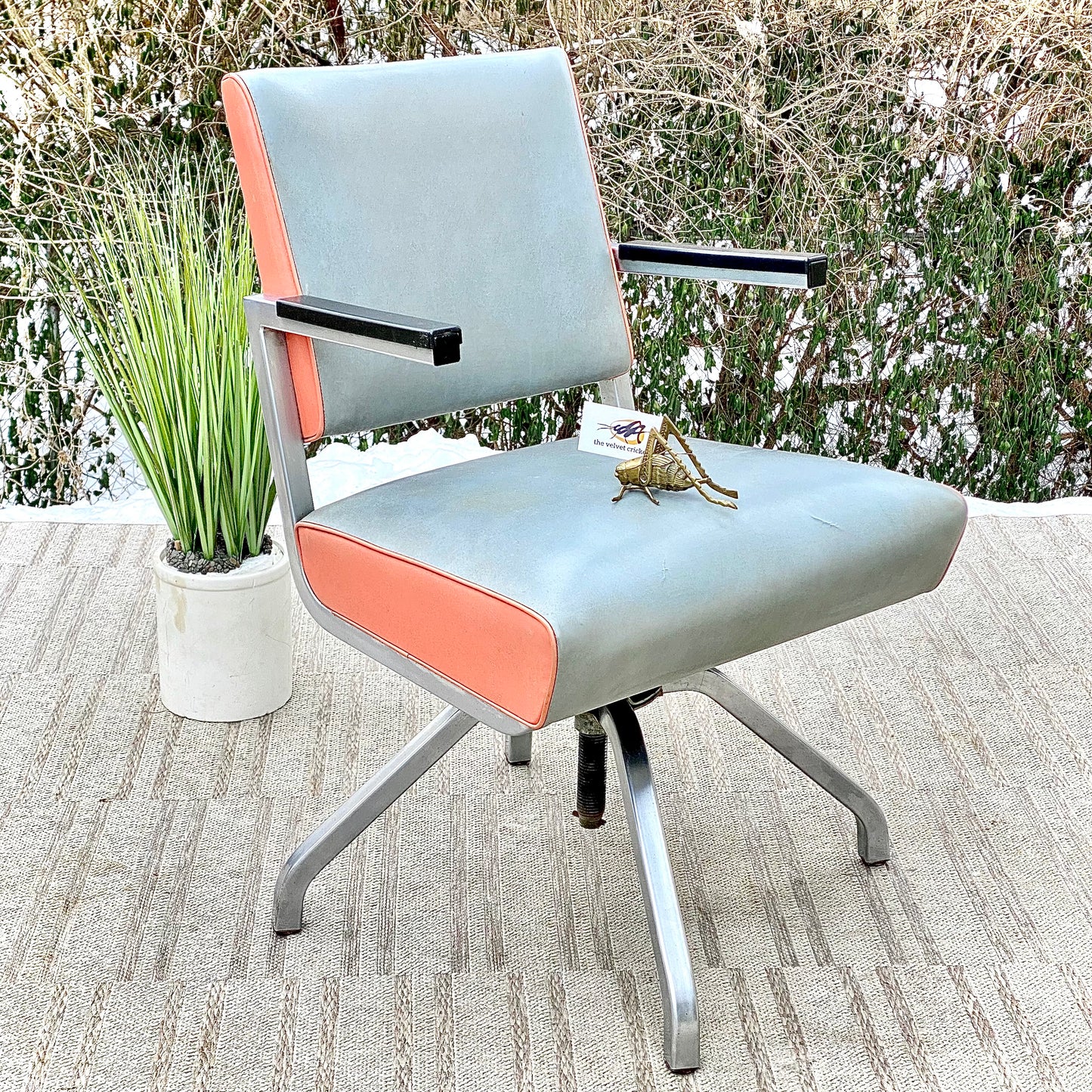 Vintage MCM Royal Metal Chair