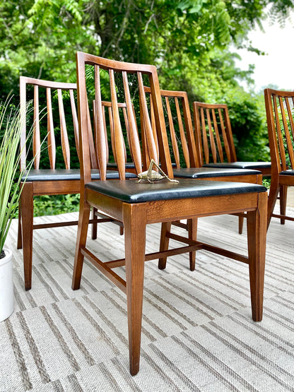 Set of 6 Vintage MCM Dining Chairs