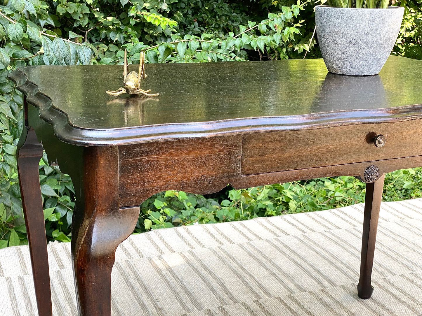 Vintage Wooden Single Drawer Hallway Table