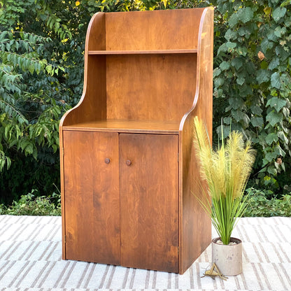 Vintage MCM Wooden Bar Cabinet