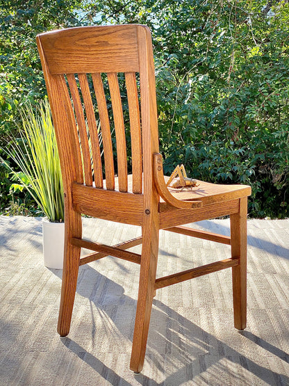 Vintage Oak Desk Chair