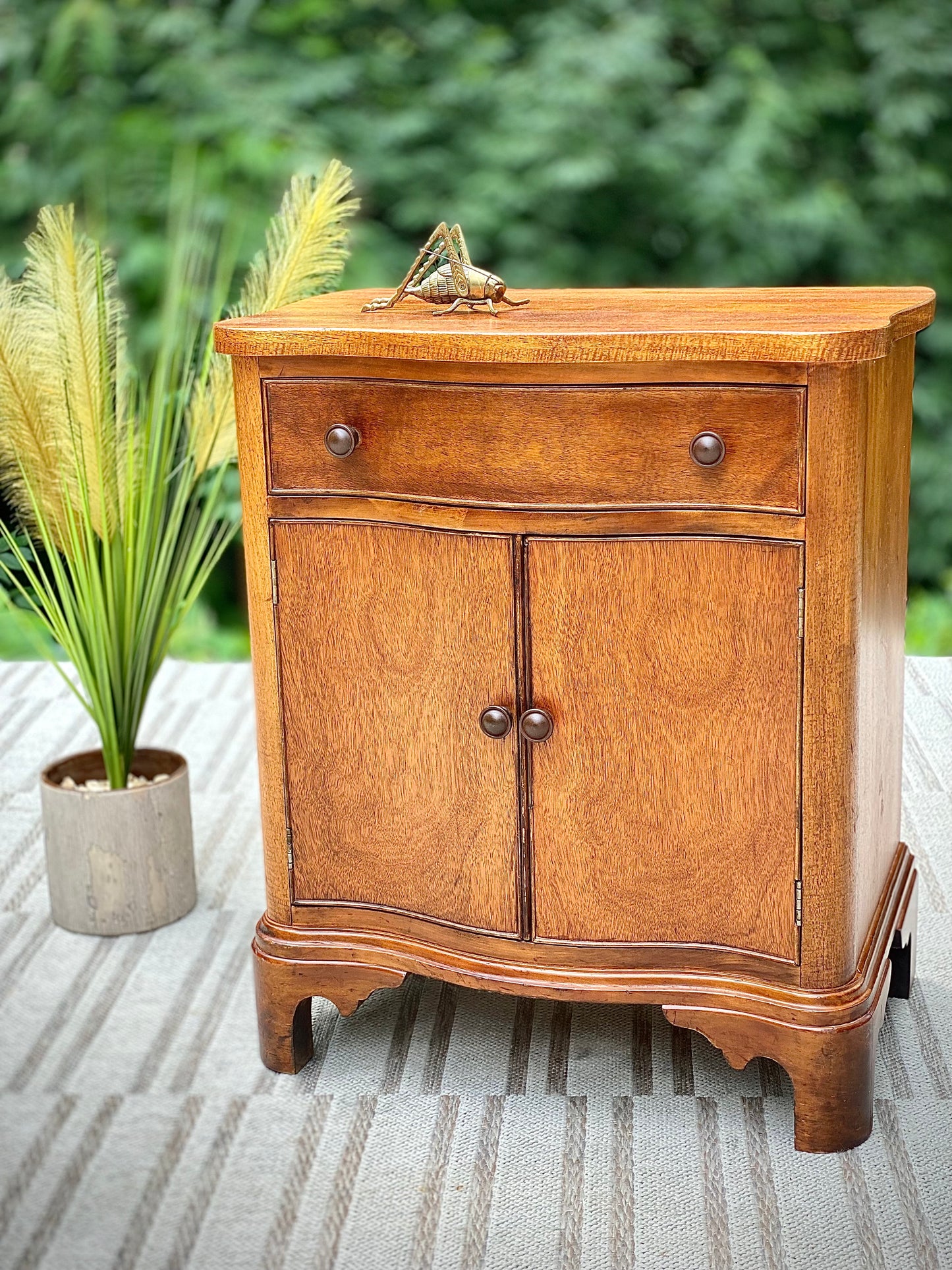 Vintage Wooden Morganton Side Table