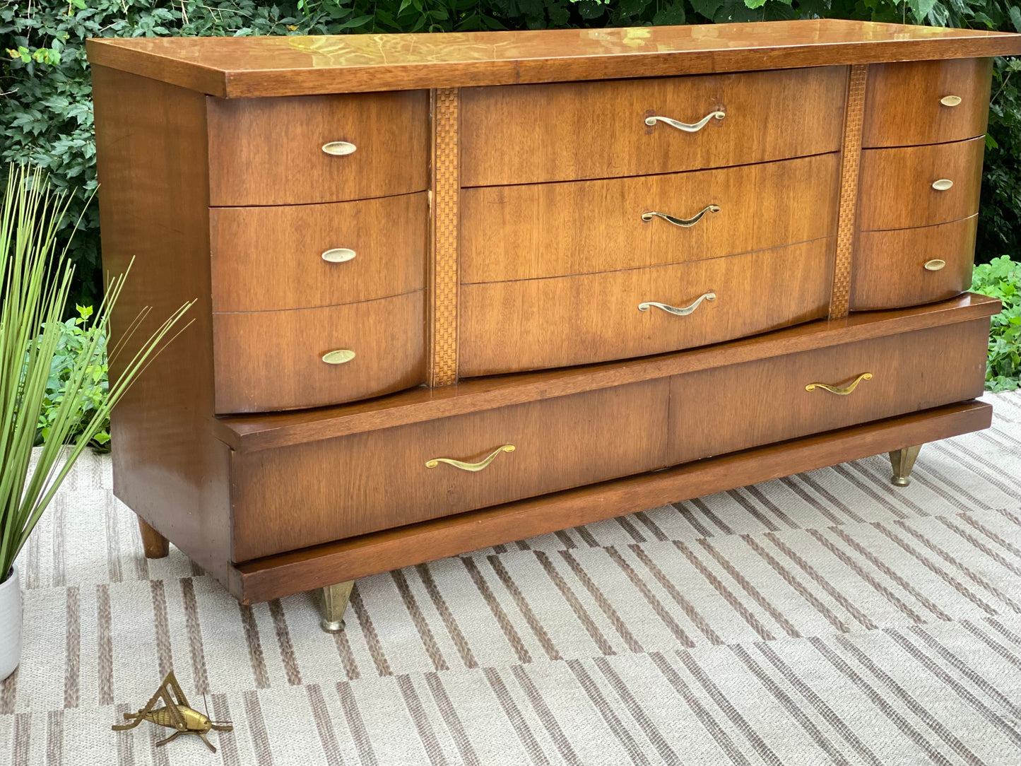 Vintage MCM Bassett Lowboy Dresser