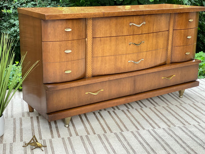 Vintage MCM Bassett Lowboy Dresser