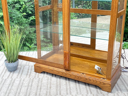 Vintage Pulaski Sliding Door Glass Display Case