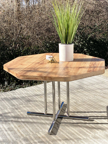 Vintage MCM Chromcraft Octagon Table