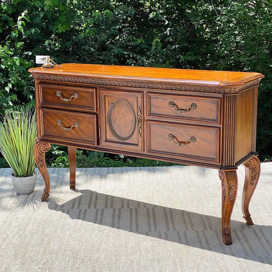 Beautiful Wooden Hallway Table Credenza