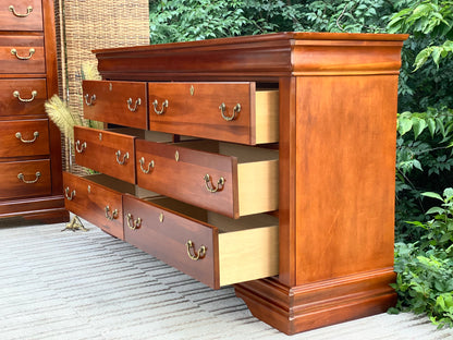 Modern Wooden 6 Drawer Dresser