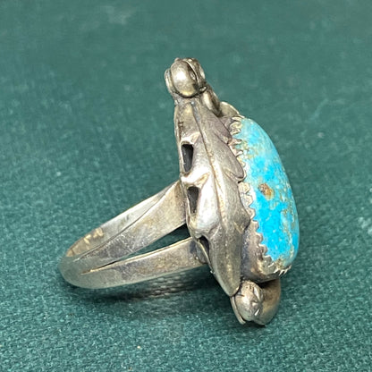 Vintage Sterling Turquoise Ring