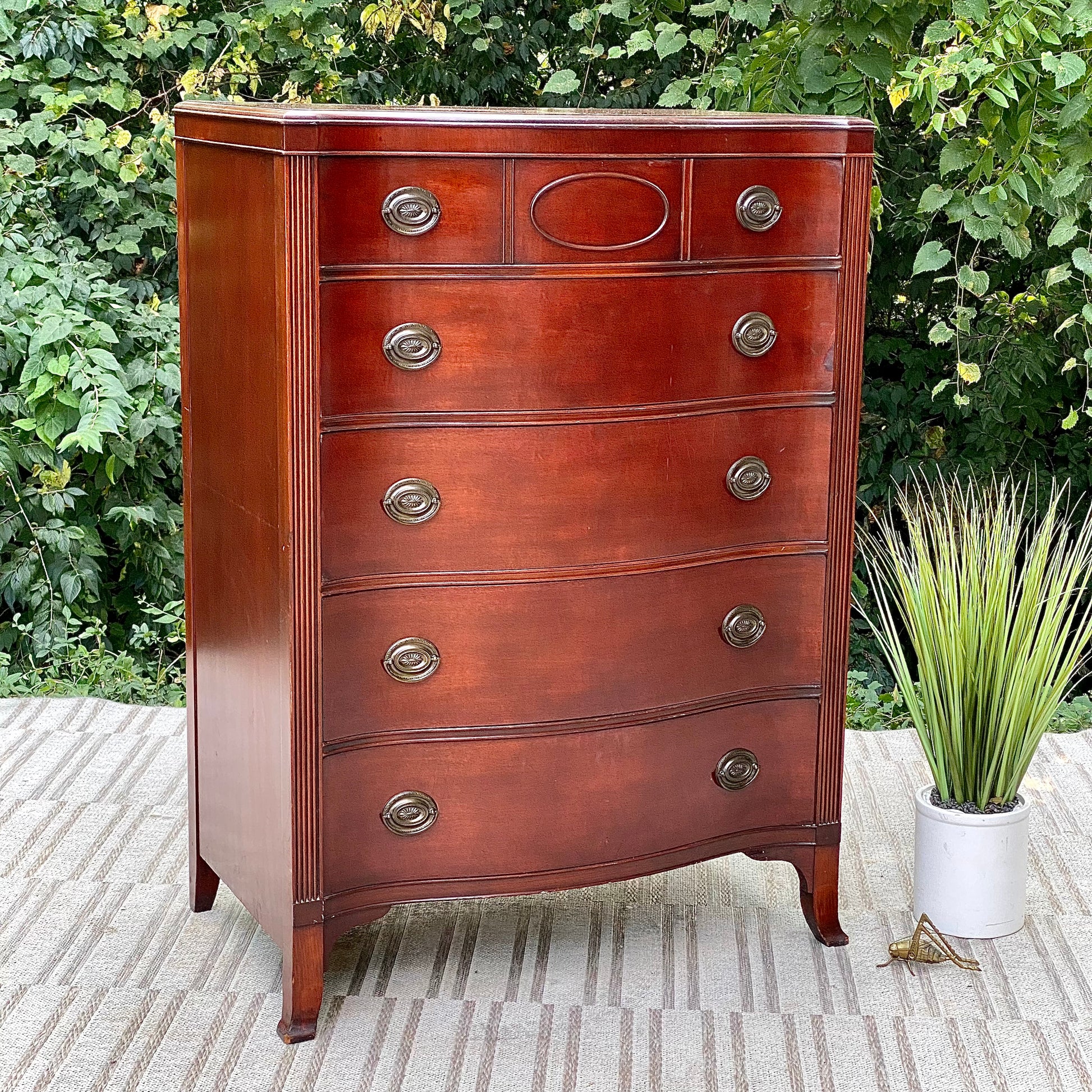 Vintage Morganton Mahogany 5 Drawer Dresser Vintage Morganton Mahogany 5 Drawer Dresser