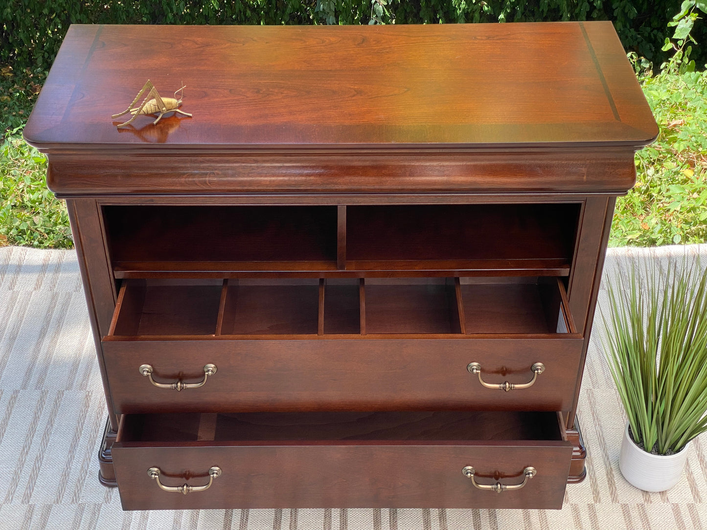 Nice Modern Cherry Media Cabinet