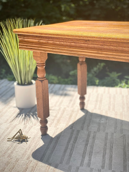 Small Vintage Oak Table