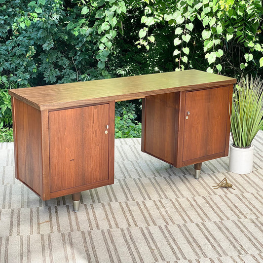 Vintage MCM Wooden Credenza