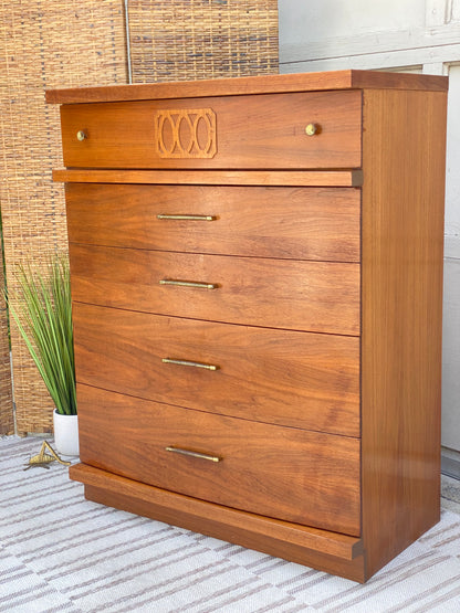 Retro MCM 4 Drawer Dresser