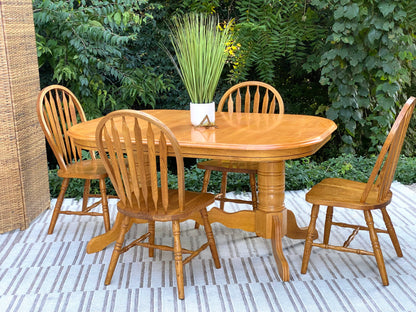 Solid Wood Table and Chair Set