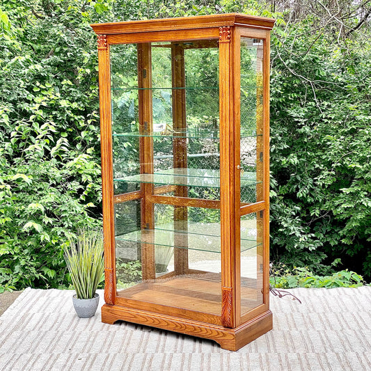Vintage Pulaski Sliding Door Glass Display Case