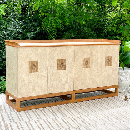 Petoskey Stone Buffet Sideboard Cabinet