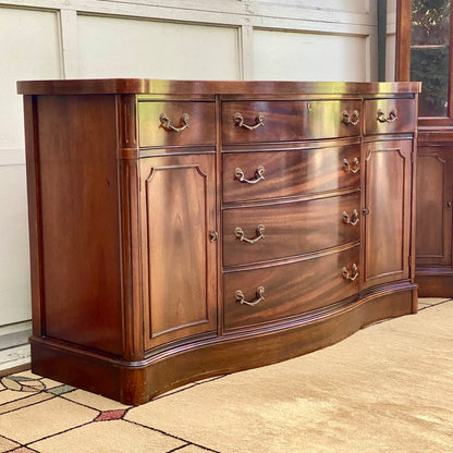 Gorgeous Wooden Curved Front Buffet