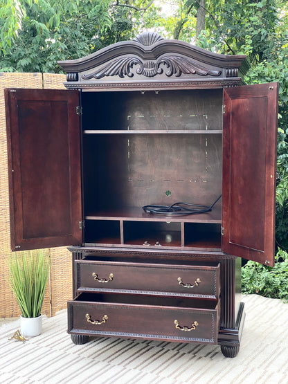 Nice Modern 2 Piece Media Storage Cabinet