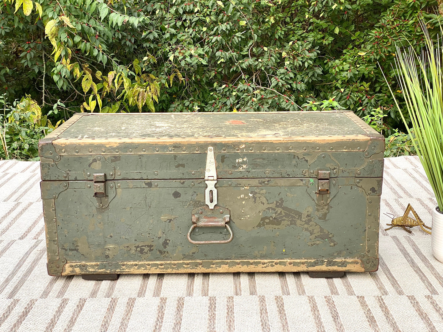 Vintage Foot Locker Trunk