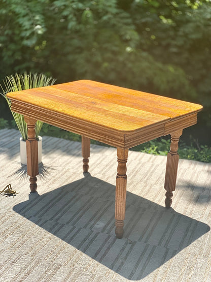 Small Vintage Oak Table