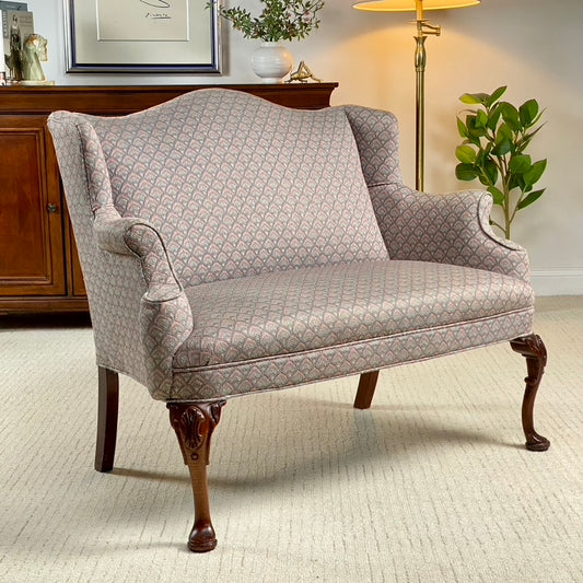 Upholstered Settee Loveseat