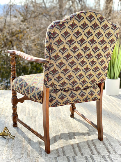 Vintage Upholstered Accent Chair