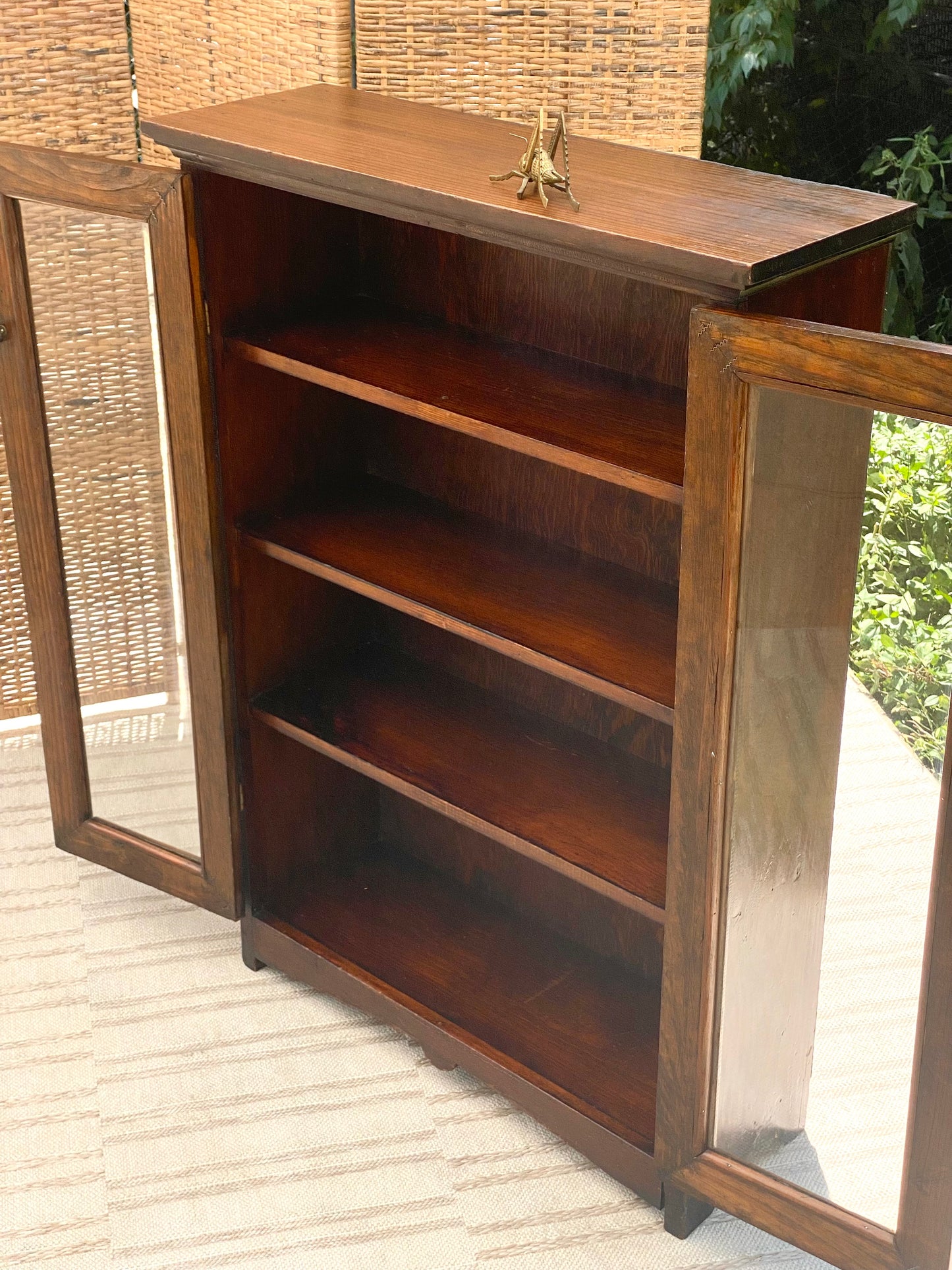 Vintage Wooden Bookcase Bookshelf