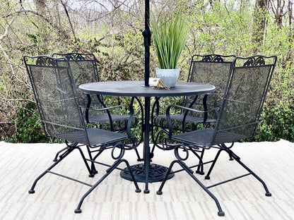 Nice Woodard Style Iron Patio Set