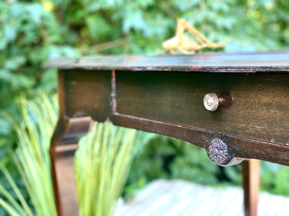 Vintage Wooden Single Drawer Hallway Table