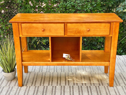 Nice Solid Wood Hallway Sofa Table Credenza