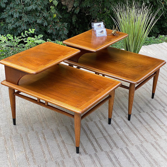 Vintage Pair of MCM Lane Acclaim Side Tables