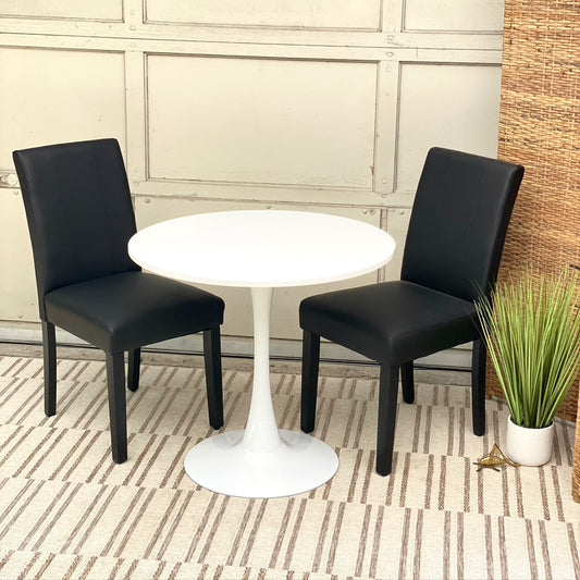 Modern 2 Chair Bistro Table Set