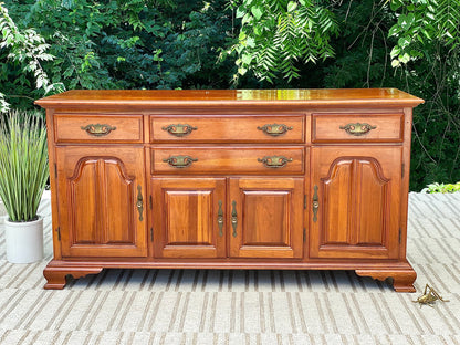 Vintage Taylor Jamestown Cherry Sideboard Buffet
