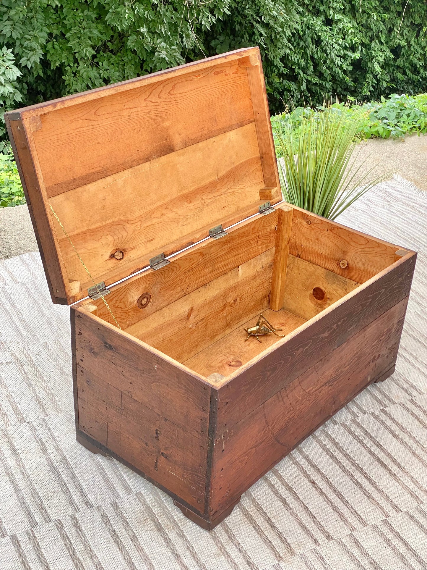 Vintage Pine Storage Truck