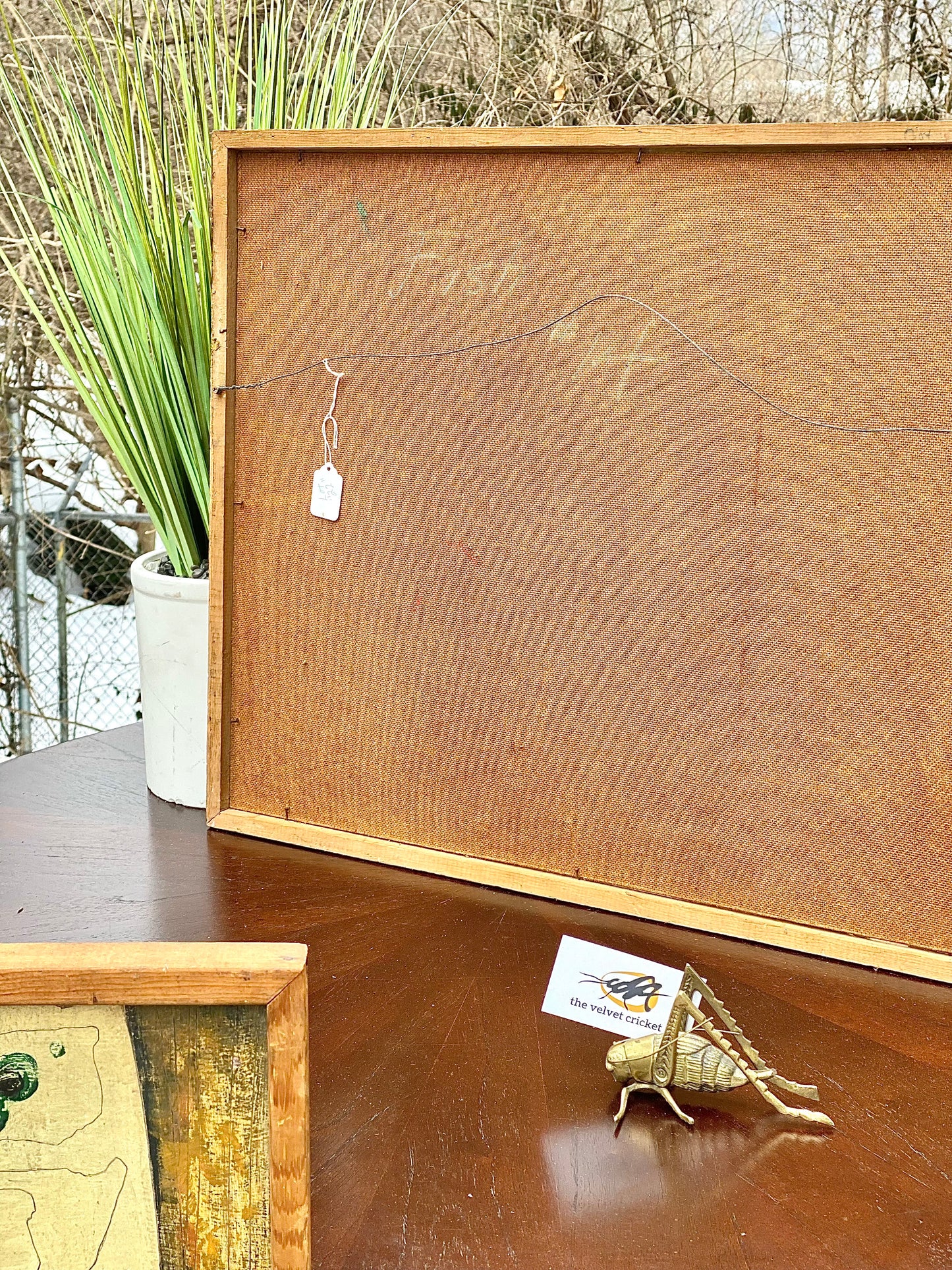 Pair of Vintage MCM Rookwood Artist Original Framed Paintings