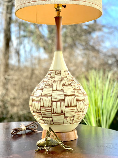 Pair of Vintage MCM Mid Century Lamps