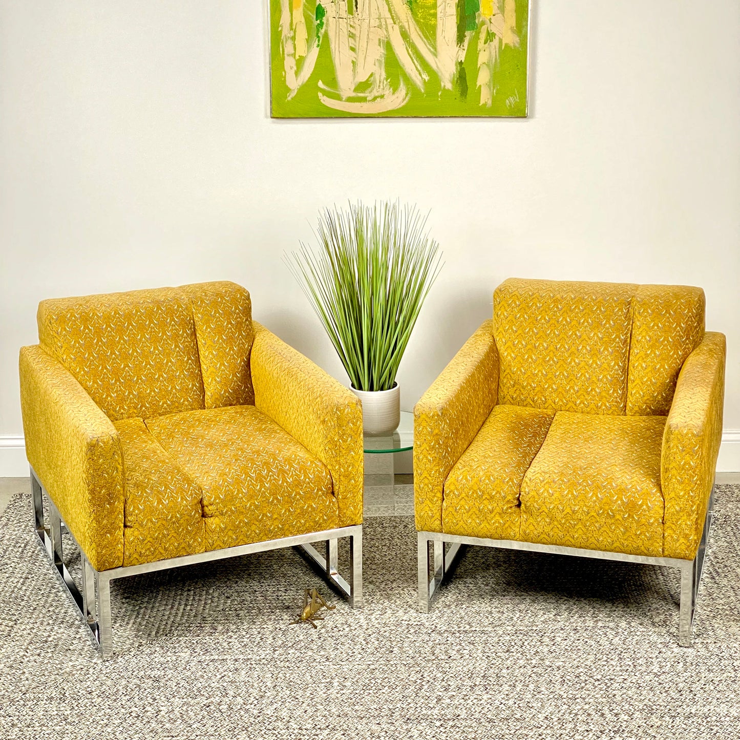 Pair of Mid Century Modern Lounge Chairs MCM