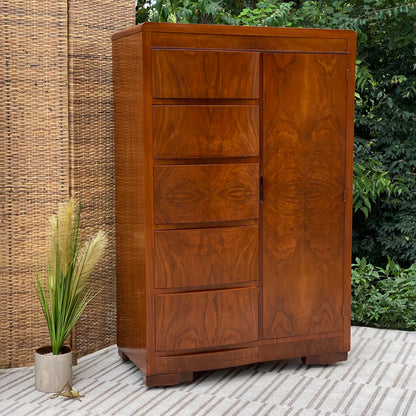 Nice Art Deco Cedar Cabinet Armoire