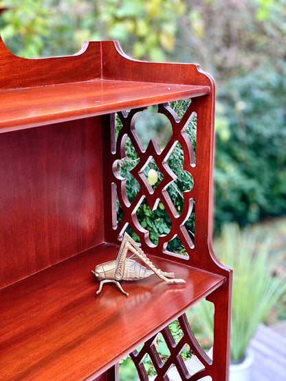 Vintage Wooden Butler Display Rack