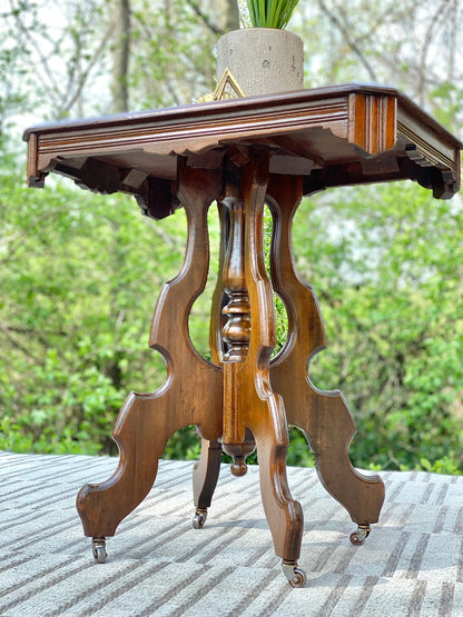 Vintage Plant Stand Side Table