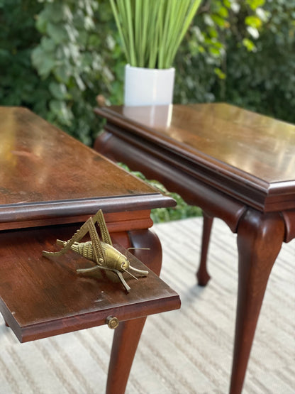 Pair of Wooden Side Tables