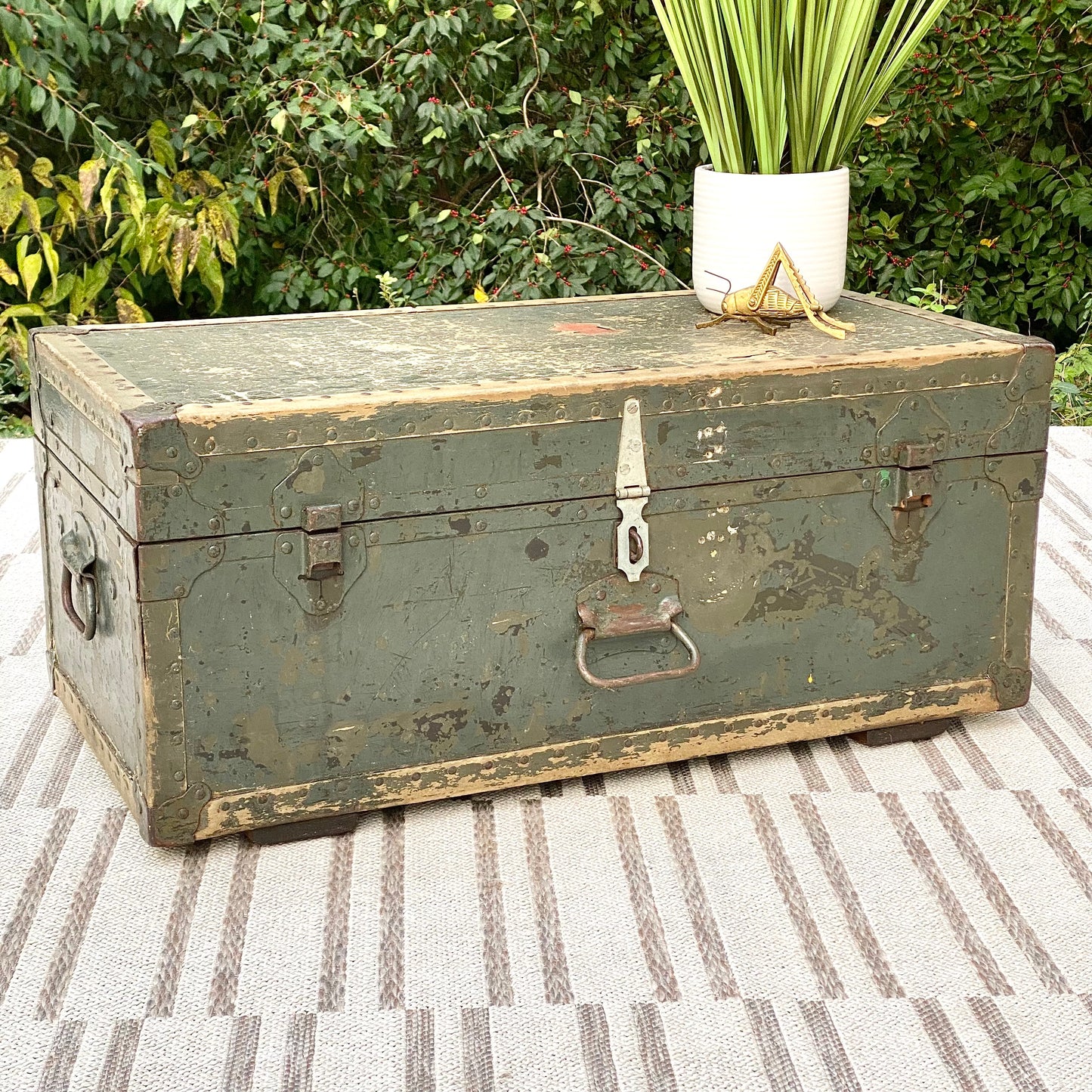 Vintage Foot Locker Trunk