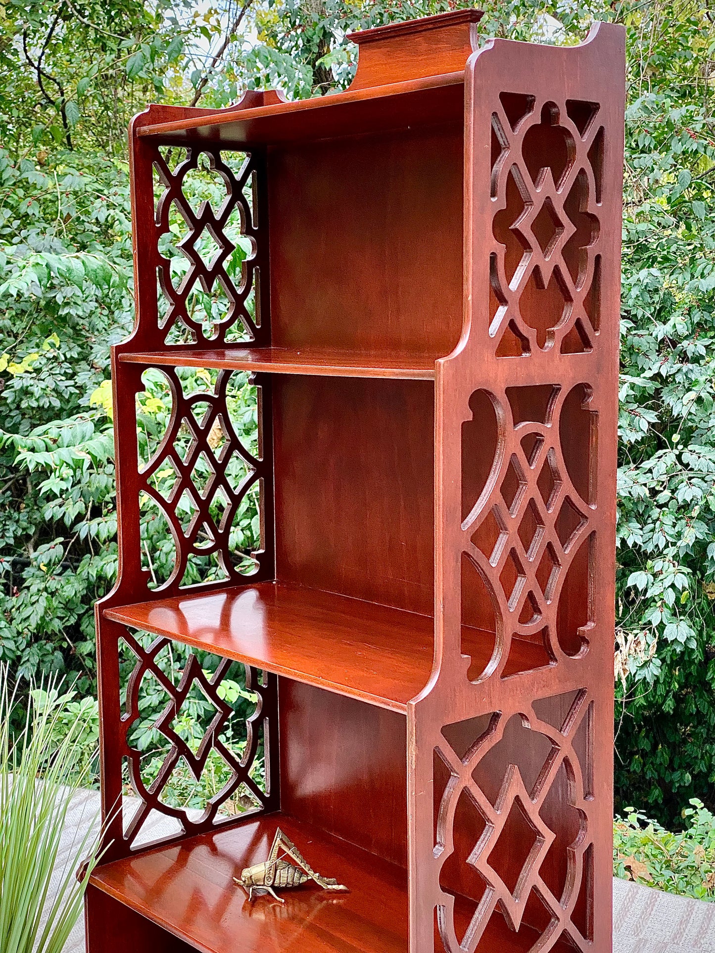 Vintage Wooden Butler Display Rack