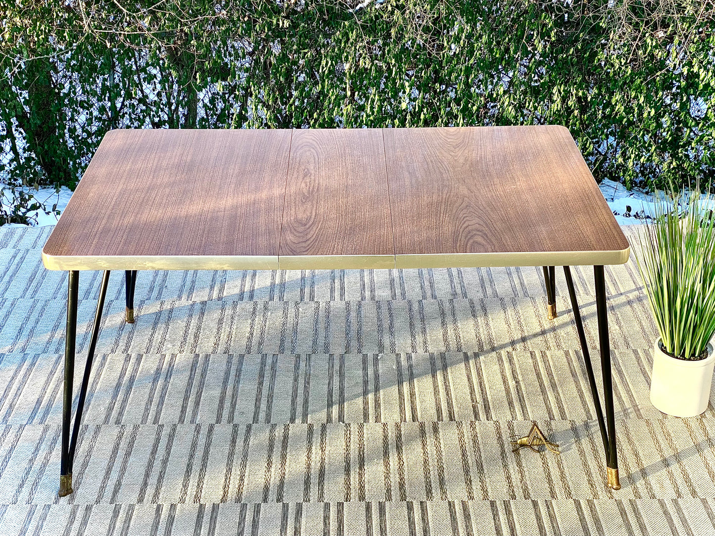 Vintage Formica Top Industrial Table