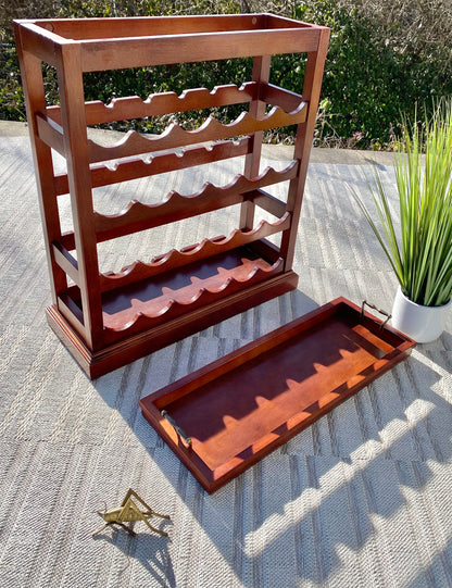 Bombay Wooden Wine Rack