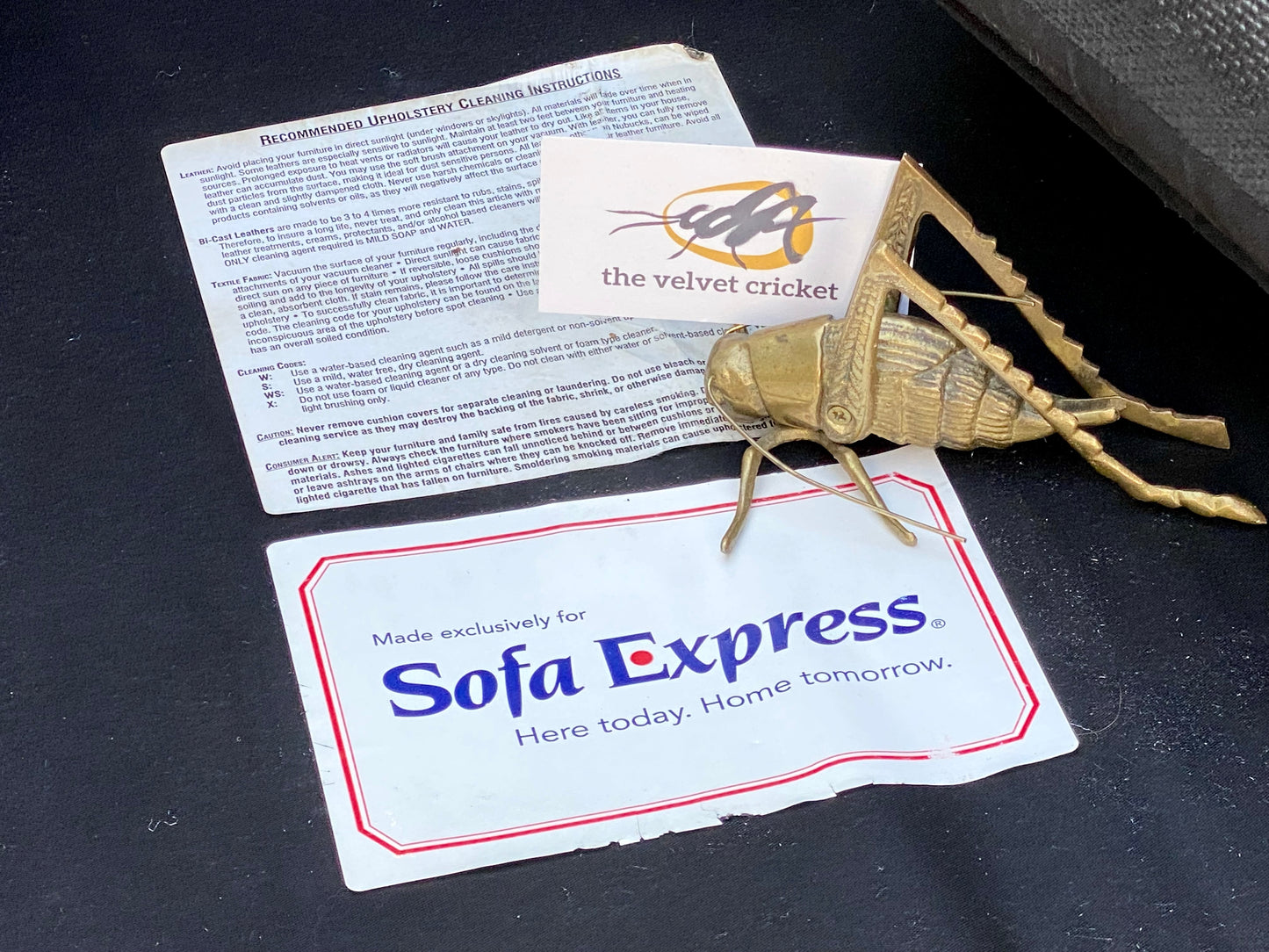 Nice Black Leather Sofa Couch by Sofa Express